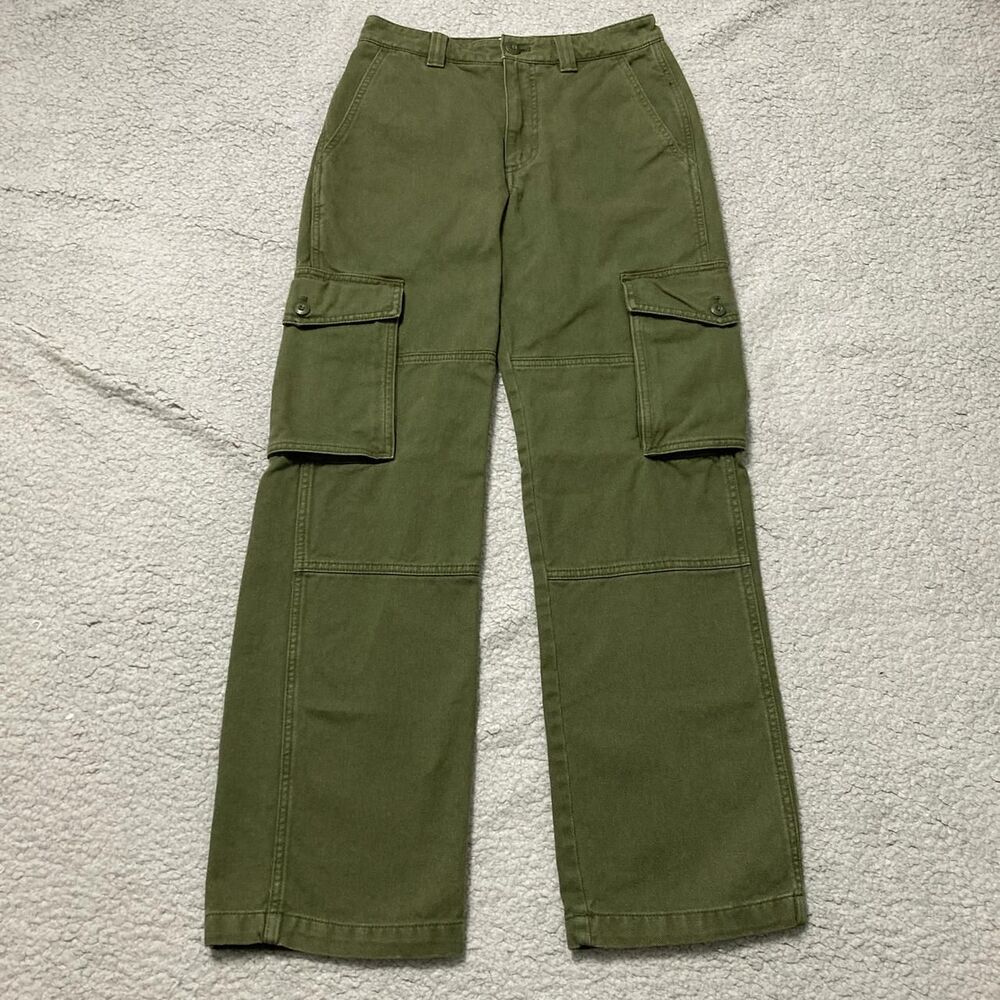 TNA Green Cargo Pants Women's Size 0